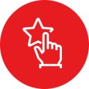 Hand pointing to a star. A Grade Garage Doors, Perth